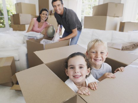 Moving truck for a Catford home move near local residential streets