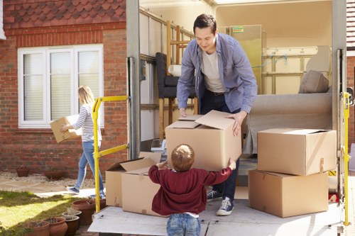 Man with van service helping with a local move in Catford