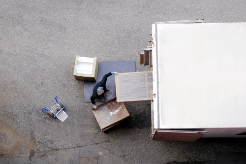 Removal truck used for business and office transport in Catford