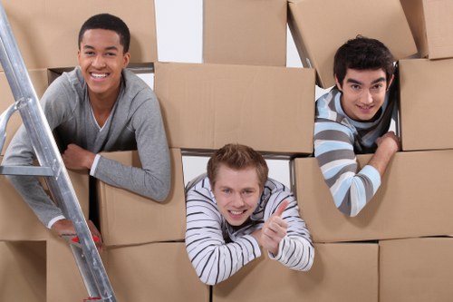 Furniture removal team handling access challenges in Catford properties