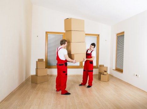 Office furniture and equipment prepared for a Catford commercial move